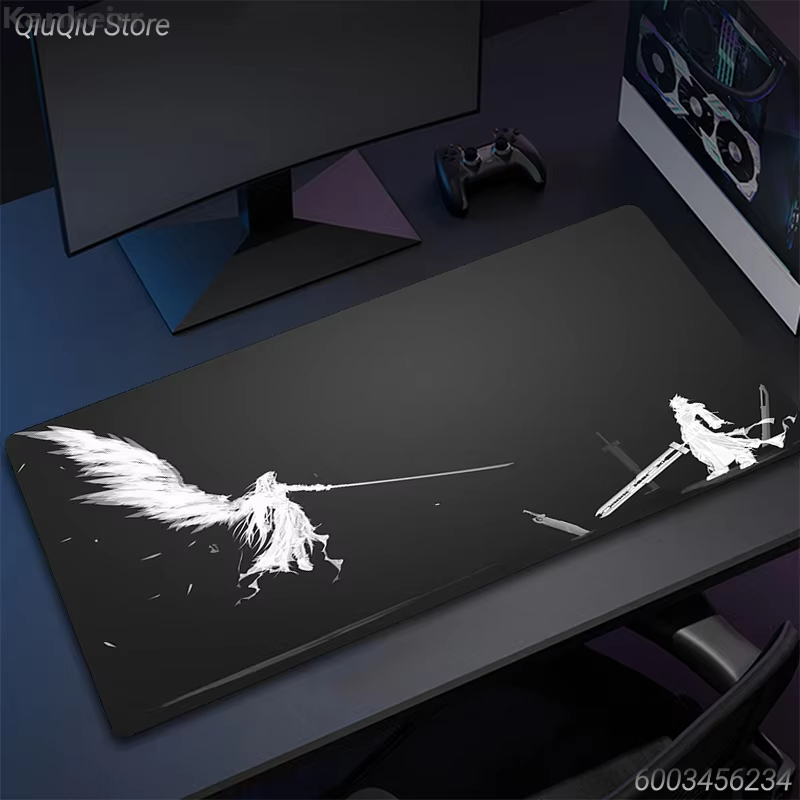 Pc Gaming Vs Laptop Gaming - ファイナルファンタジー セフィロス vs クラウド ゲーミングマウスパッド、滑り止めデスクマット（PC、ノートパソコン、オフィス、自宅用）