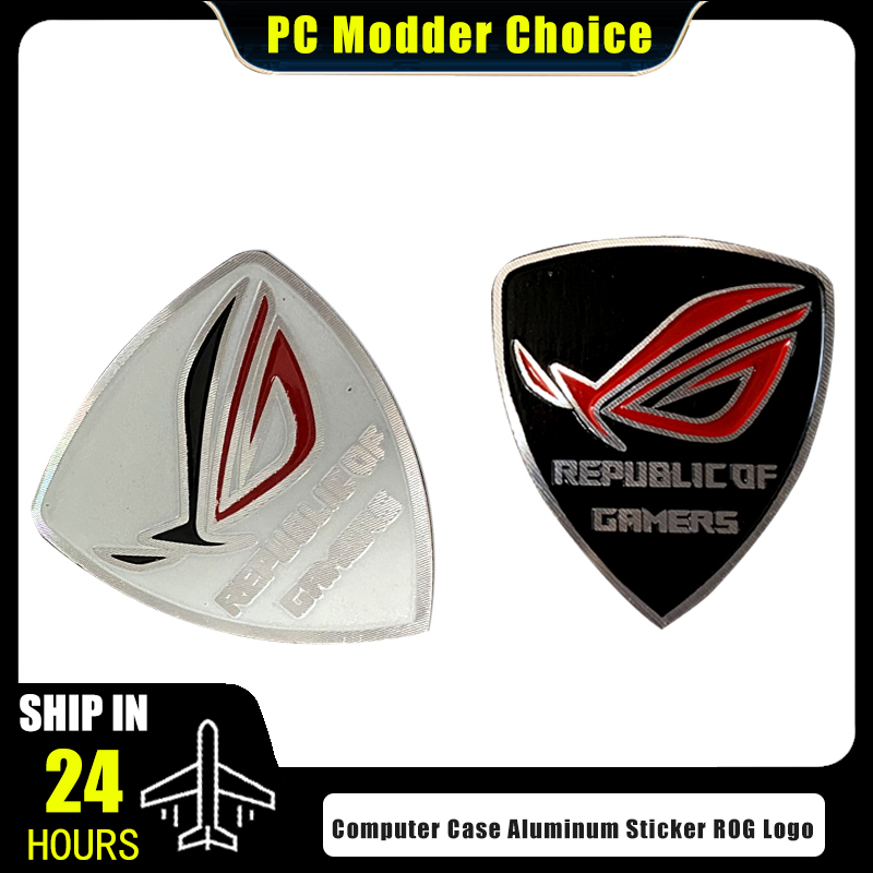 Pc Gaming Upgrades - コンピュータケースアルミステッカー ROG ロゴゲーマー信念ラベル PC キャビネット MOD