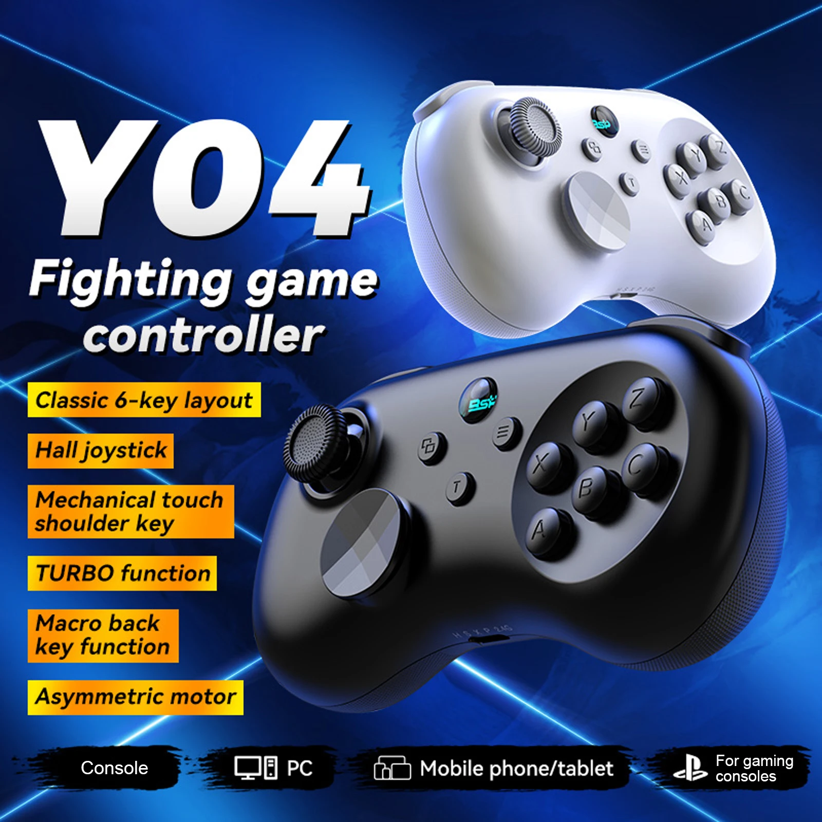 Pc Gaming On Android - ホール効果ジョイスティックゲーミングコントローラーY04モバイル対戦ゲームコントローラー（Switch、PS4、タブレットPC、iOS、Android携帯対応）