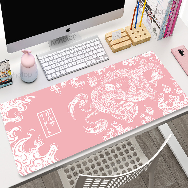Pc Gaming Pink - 大型マウスパッドゲーミングマウスパッド 100 × 55 センチメートルマウスマット中国のドラゴンアートゲーマーマウスパッド PC