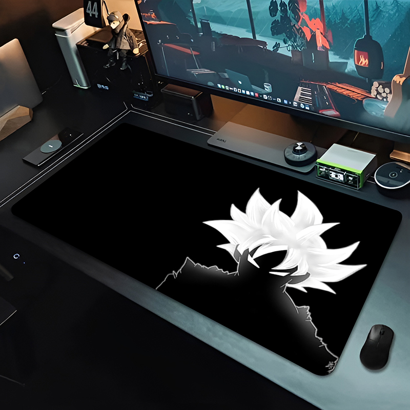 Pc Gaming Upgrades - DBZ ブラックアニメマウスパッドドラゴンボール大型 PC コンピュータデスクマット抗摩耗ゲーミングマウスパッドキーボードゲーマーアクセサリーテーブルパッド