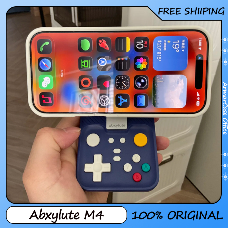 Android Gaming Emulator Pc - Abxylute M4 磁気式Bluetoothゲームコントローラー iPhone/iOS/Android対応 クラウドゲーム ポータブルモバイルゲームパッド