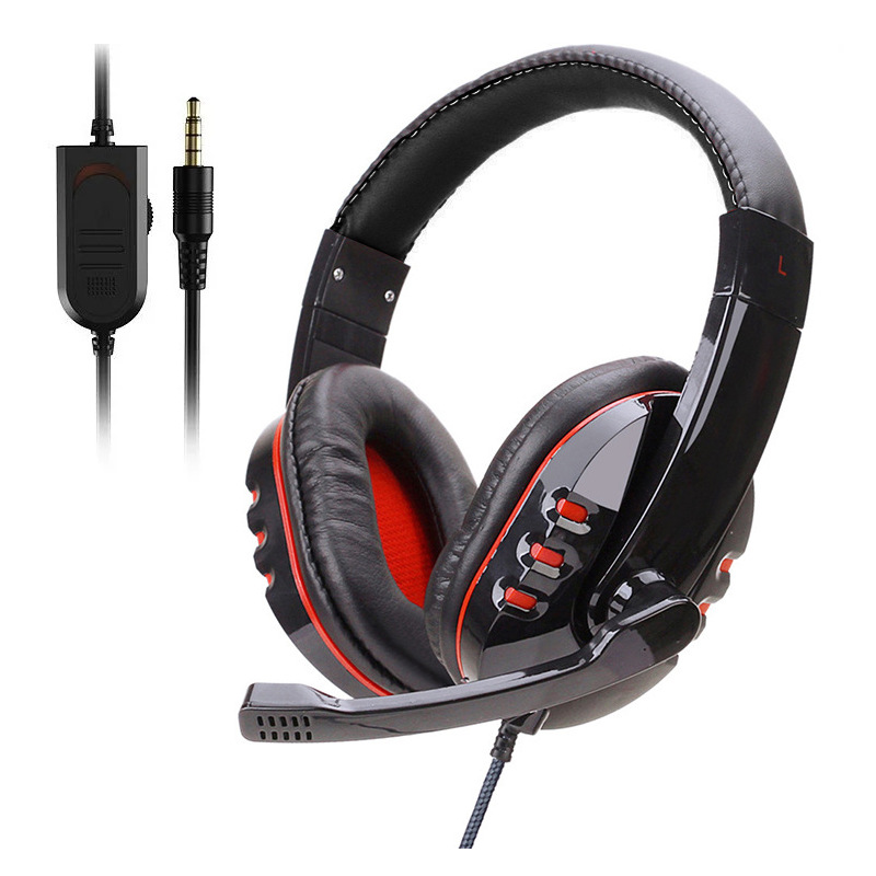 Pc Gaming Online - 722ゲーミングヘッドセット、PCゲームや通話に最適、デュアルポート搭載、オンライン授業に最適、ヘッドセット、コンピューターヘッドフォン。