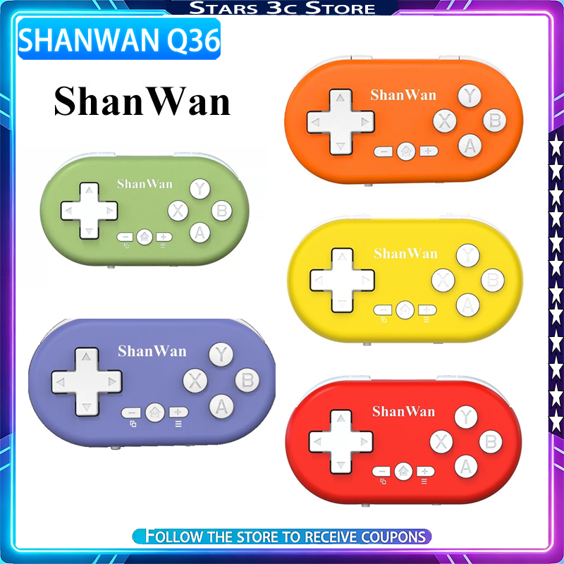 Pc Gaming On Android - ShanWan Q36 ミニゲームコントローラー ワイヤレス Bluetooth 小型ハンドル