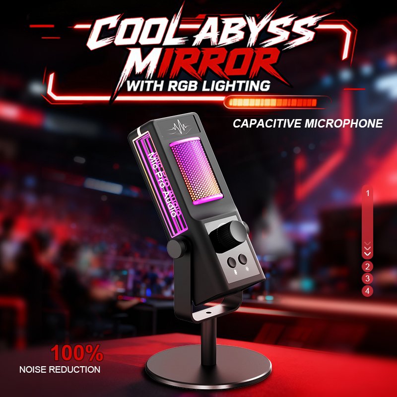 Pc Gaming Online - Rgb コンデンサーマイク ポッドキャスト用 PC ゲーム用 ライブストリーミング