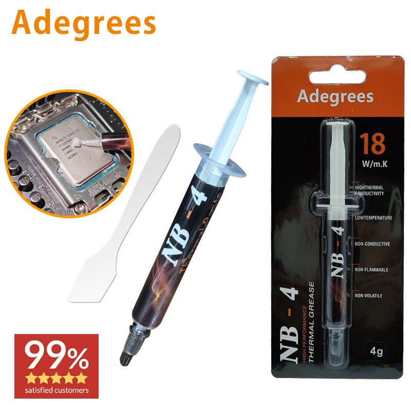 Thermal Paste - サーマルペースト 18W/mk サーマルコンパウンド導電性 2g/4g シリコングリスヒートシンク CPU
