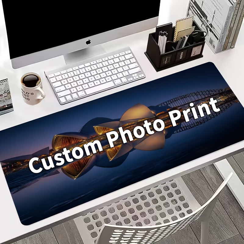 Pc Gaming Desk - カスタムデザインマウスパッド、写真入り大型デスクマット、ゲーミングマウスパッド、PC・ノートパソコン・オフィス装飾用カスタム画像