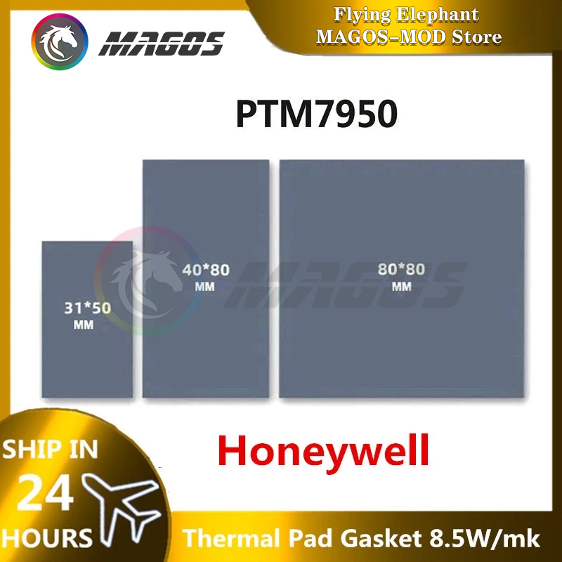 Laptop Cooling Pad - Honeywell-PTM7950サーマルパッド、フェーズ変更、マルチサイズ、ヒートシンク、グラフィックカード、ノートブックコンピューター冷却