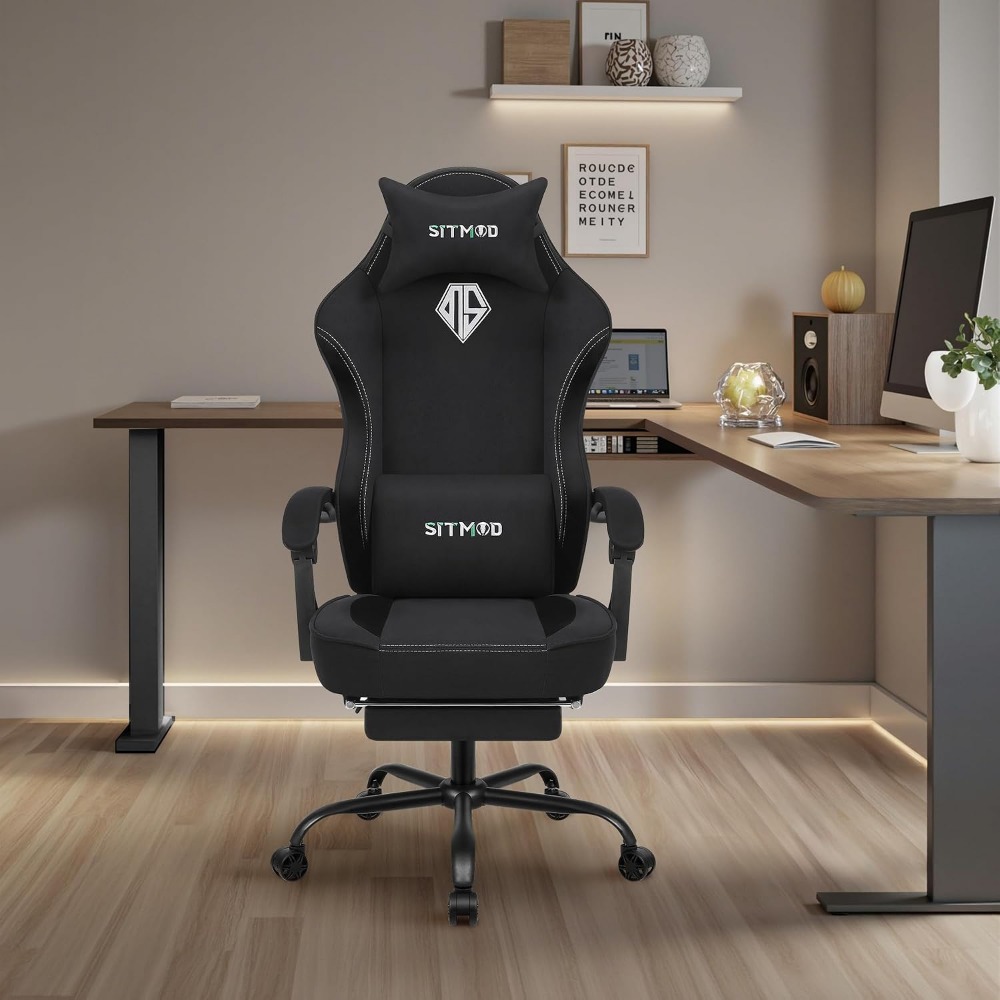 人間工学に基づいたゲーミングチェア（フットレストとポケットス - Gaming Chair のレビューと価格