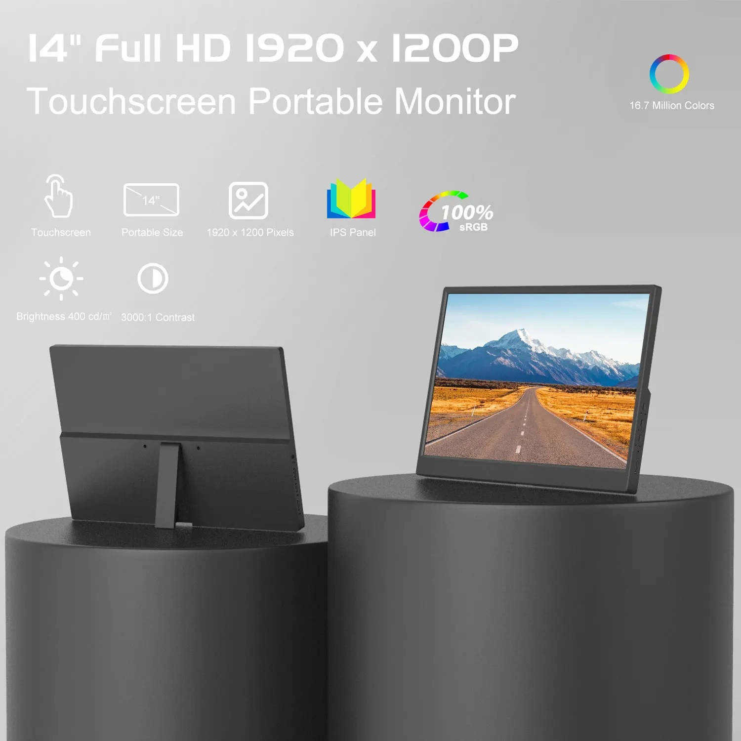1920*1200 14インチ ポータブルモニター ノートパ - Pc Gaming On Android のレビューと価格