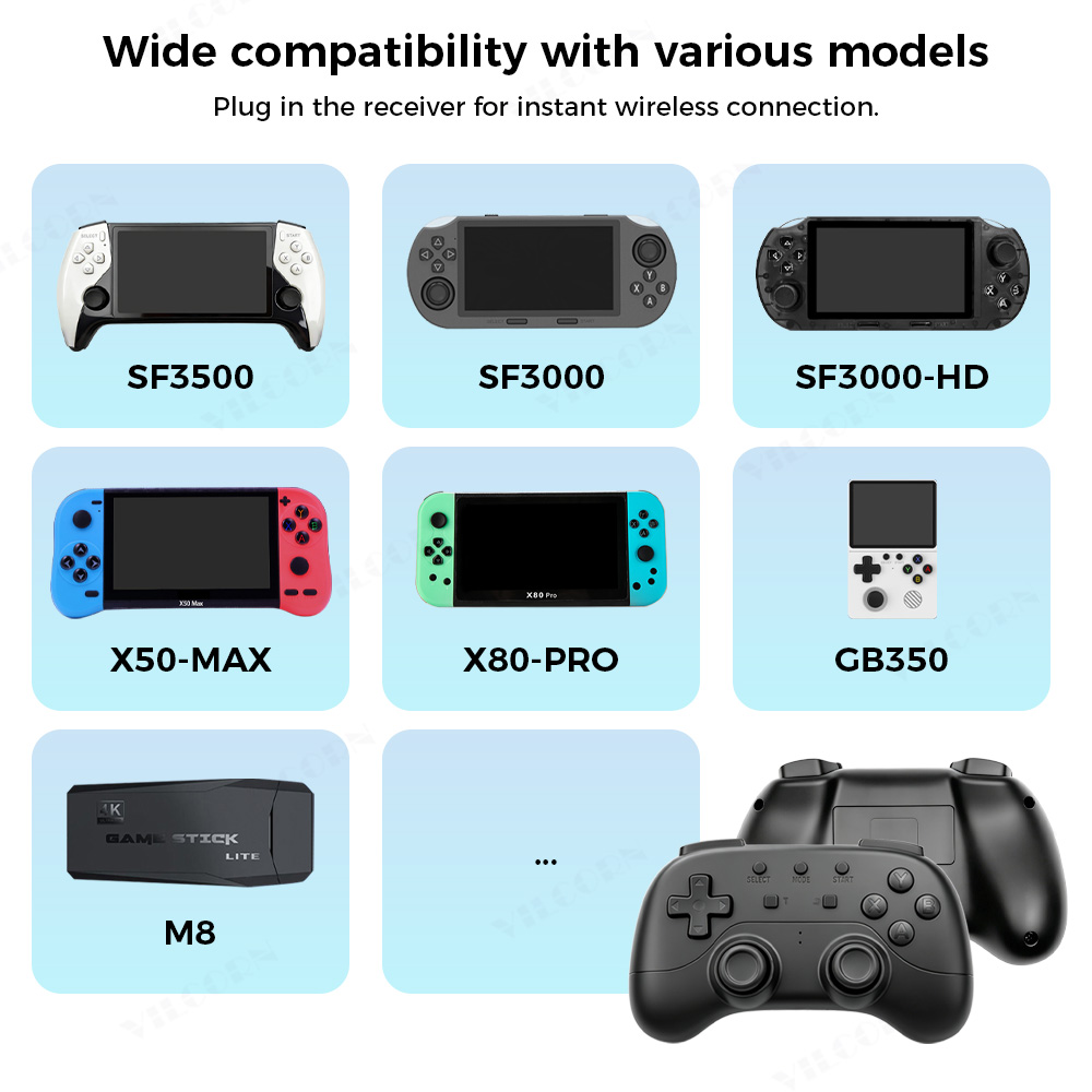 VILCORN Budget 2.4G ワイヤレス コントロ - Android Gaming Emulator Pc のレビューと価格