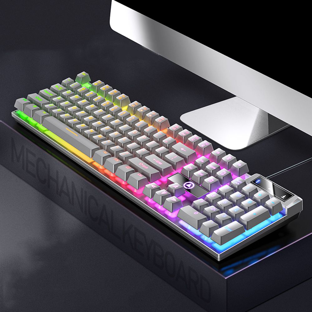 104 キー防水メカニカル軸 E スポーツアンチゴーストバッ - Anti-Ghosting Keyboard のレビューと価格