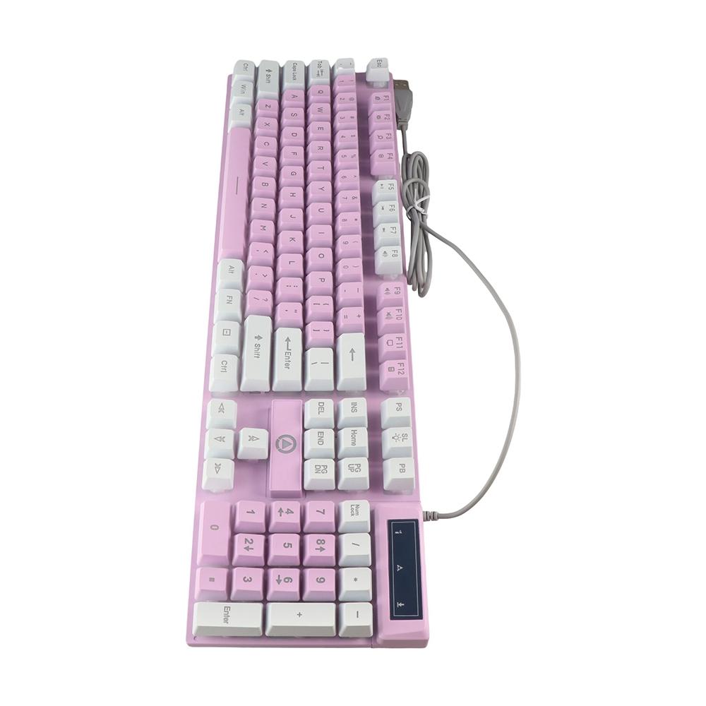 104 キー防水メカニカル軸 E スポーツアンチゴーストバッ - Anti-Ghosting Keyboard のレビューと価格