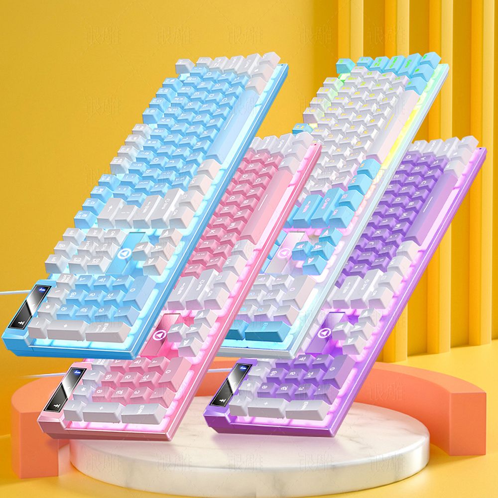 104 キー防水メカニカル軸 E スポーツアンチゴーストバッ - Anti-Ghosting Keyboard のレビューと価格