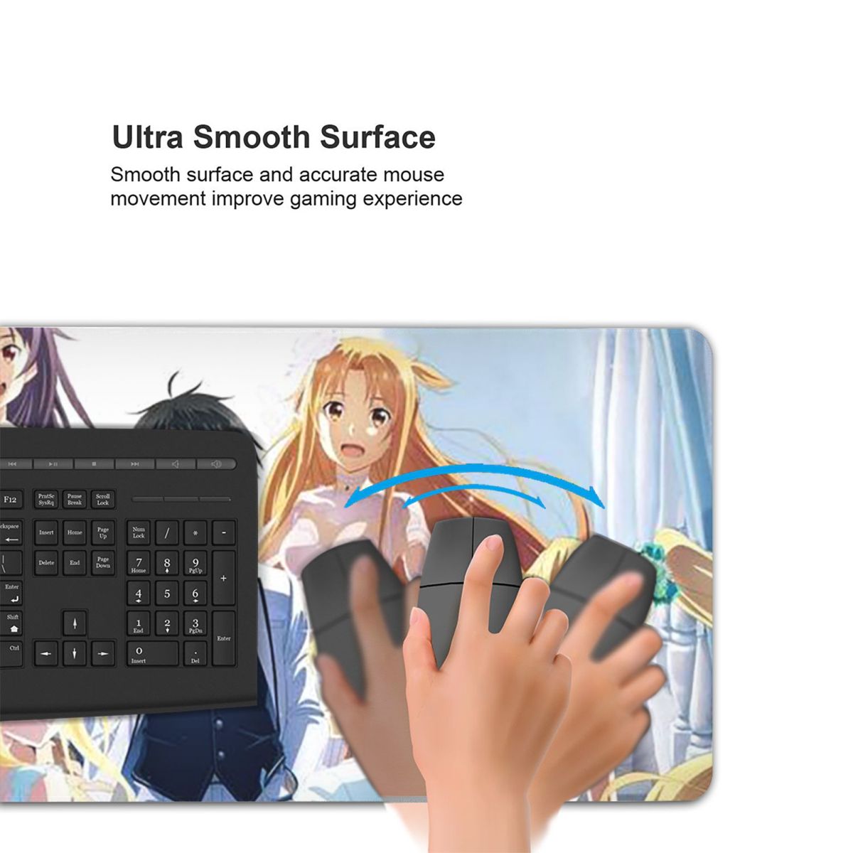 ソードアート・オンライン結城アスナアニメ大型マウスパッドコン - Pc Gaming Online のレビューと価格