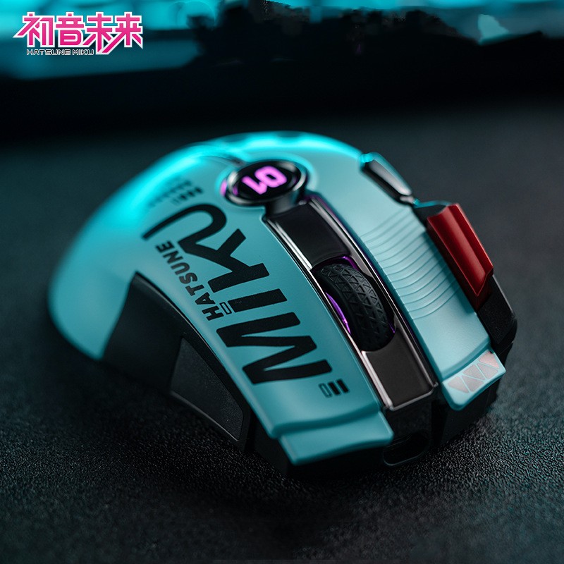 HDゲーミングマウス,2.4g,ワイヤレス,USB,ラップト - Pc Gaming Hatsune Miku のレビューと価格