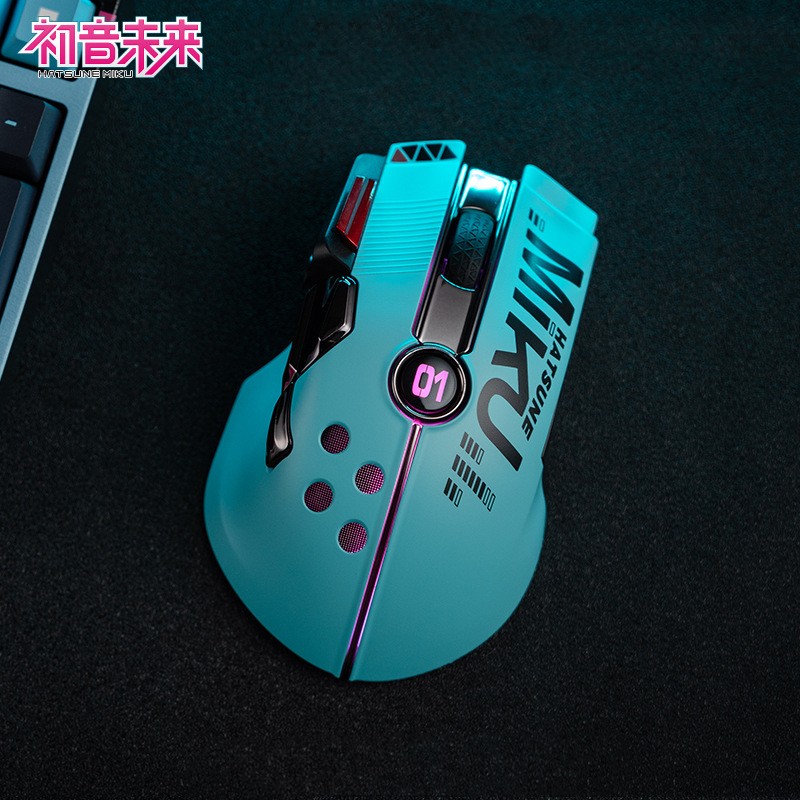 HDゲーミングマウス,2.4g,ワイヤレス,USB,ラップト - Pc Gaming Hatsune Miku のレビューと価格