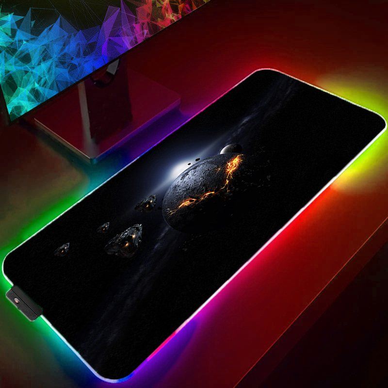 RGB マウスパッドゲーマー大型ゲーミングアクセサリー、キー - Pc Gaming Online のレビューと価格