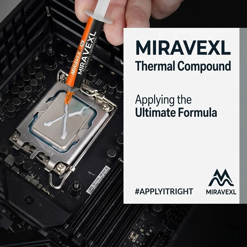 MIRAVEXL 8g サーマルペースト 低抵抗冷却グリース - Pc Gaming Upgrades のレビューと価格
