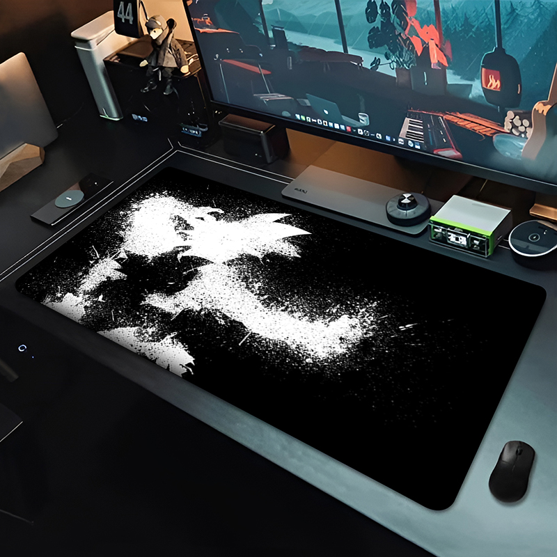 DBZ ブラックアニメマウスパッドドラゴンボール大型 PC  - Pc Gaming Upgrades のレビューと価格