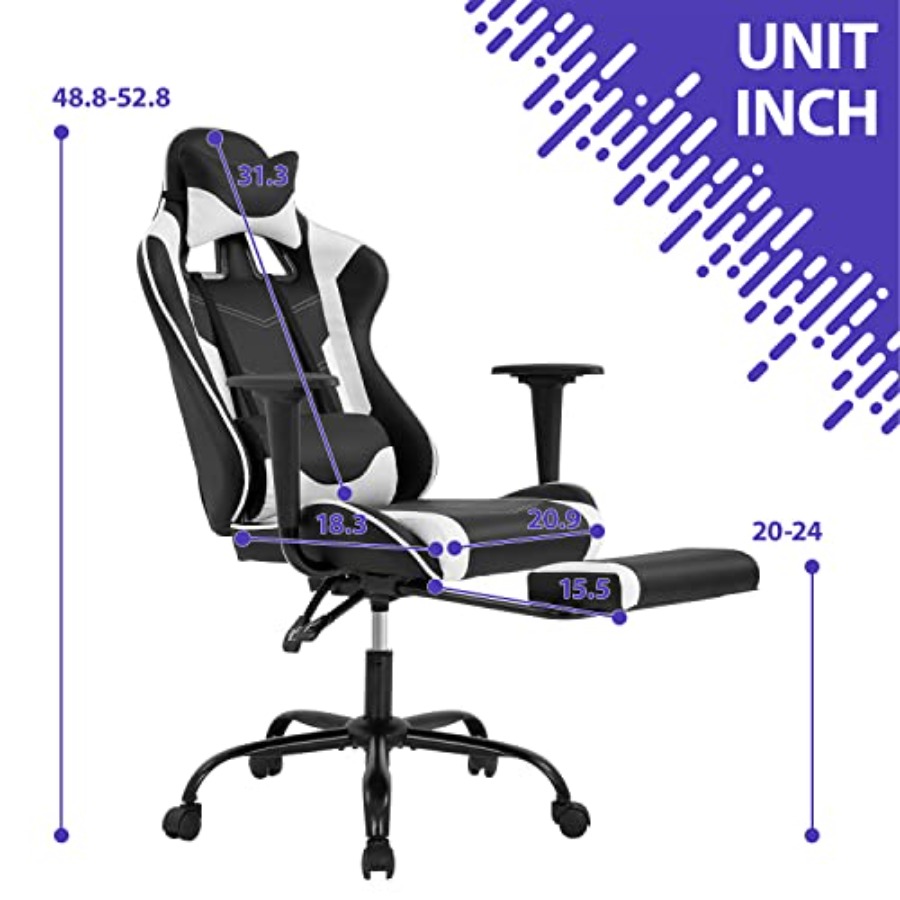 ホームオフィス用ゲーミングチェア：人間工学に基づいたレーシン - Gaming Chair のレビューと価格