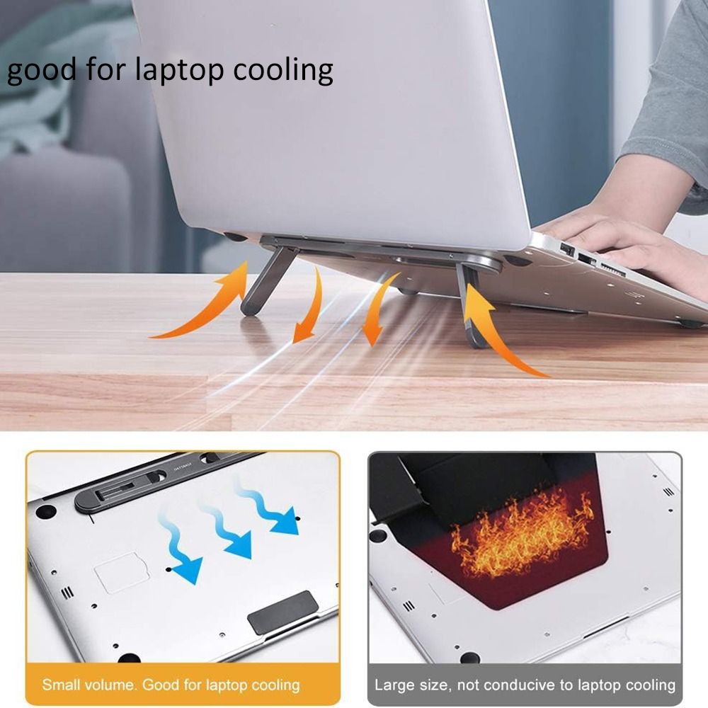新しい目立たないノートパソコンスタンド 折りたたみ式ユニバー - Laptop Cooling Pad のレビューと価格