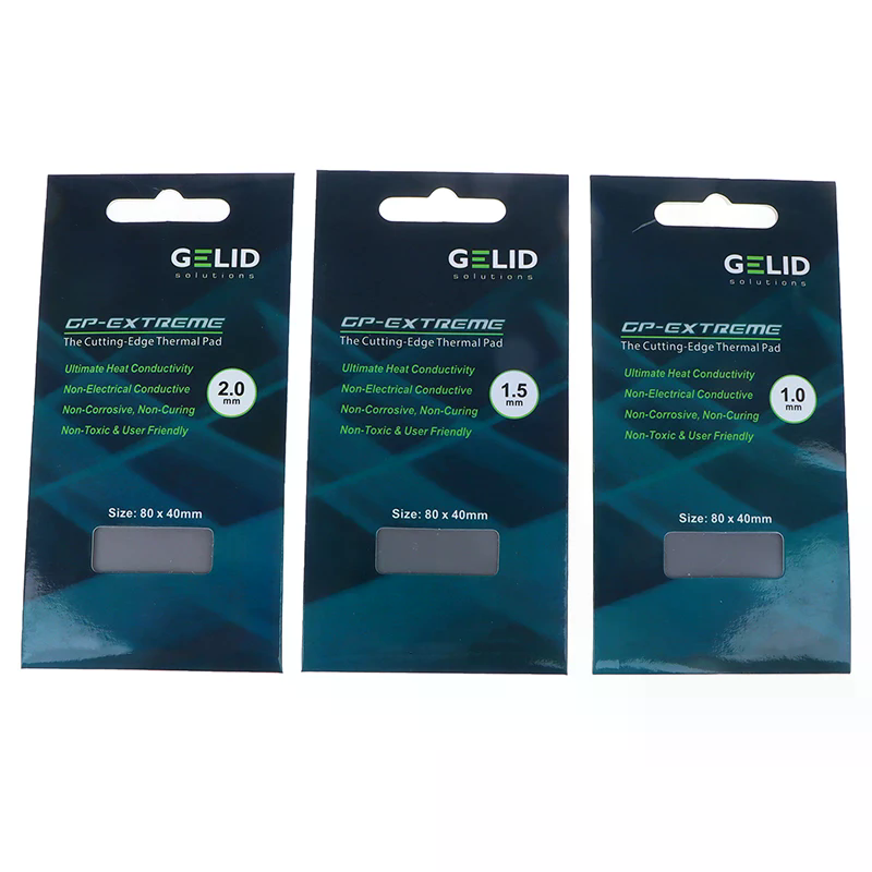 GELID 15W/MK サーマルパッド CPU/GPU グ - Thermal Paste のレビューと価格