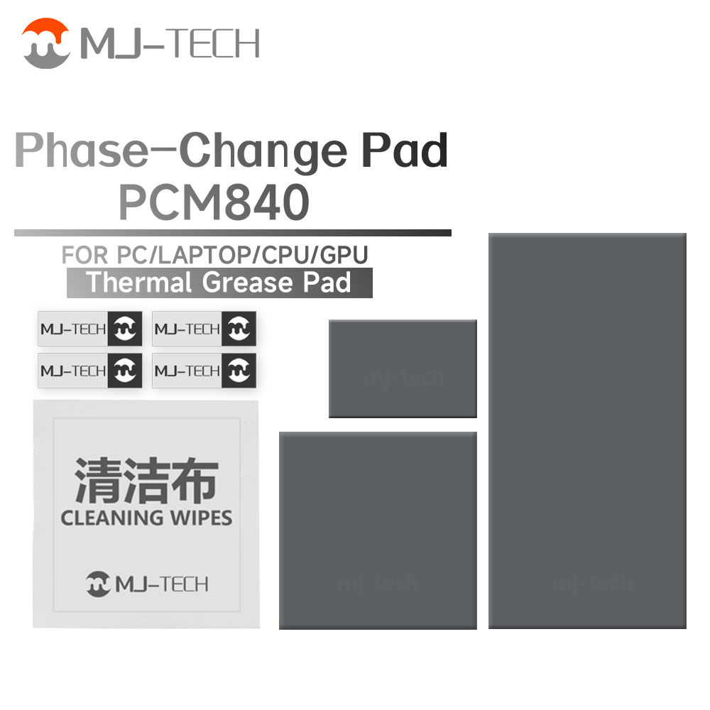 MJ-TECH PCM840 相変化パッド 8.4W/mk  - Laptop Cooling Pad のレビューと価格