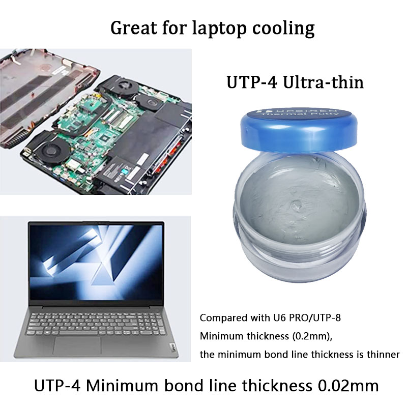 UPSIREN UTP-4 超薄型サーマルパテ 厚さ0.02 - Laptop Cooling Pad のレビューと価格
