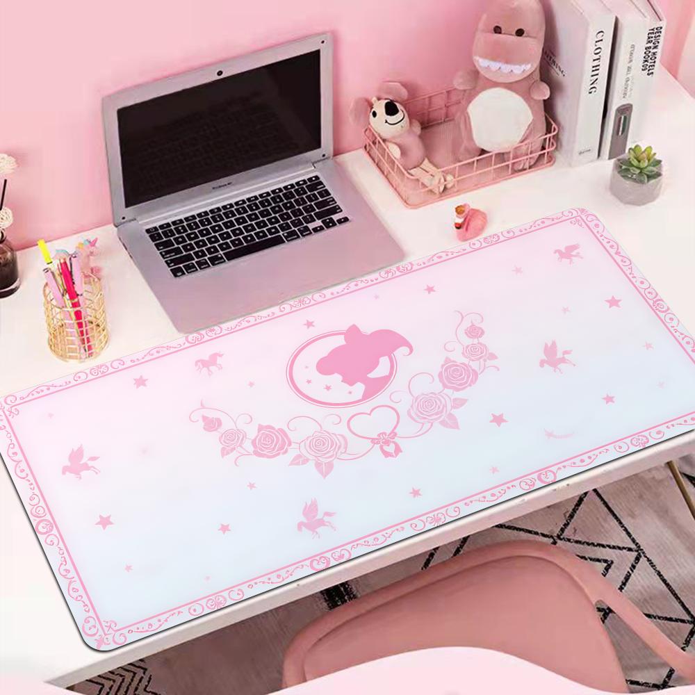 かわいいアニメガールズピンクマウスパッド S-ailor 大 - Pc Gaming Pink のレビューと価格