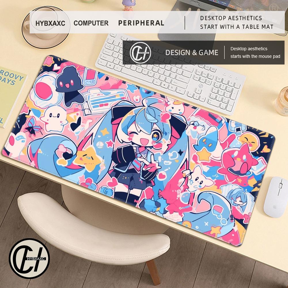ラップトップとデスクトップ用の大型マウスパッド,HATSUN - Pc Gaming Hatsune Miku のレビューと価格