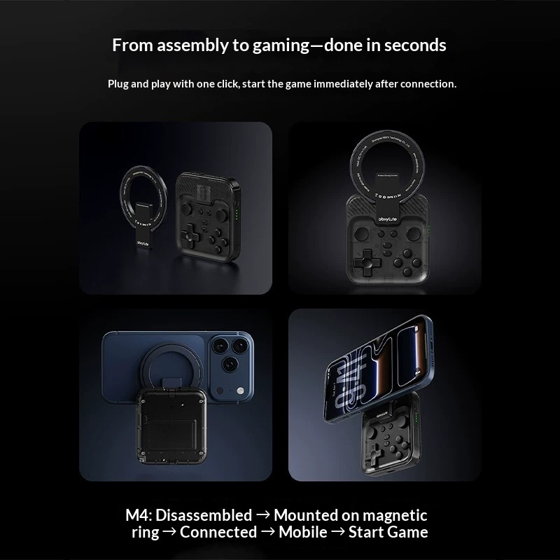 Abxylute M4 磁気式Bluetoothゲームコント - Android Gaming Emulator Pc のレビューと価格