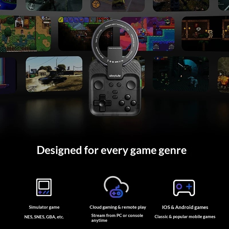 Abxylute M4 磁気式Bluetoothゲームコント - Android Gaming Emulator Pc のレビューと価格