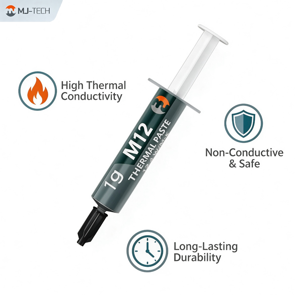 MJ-TECH M8 M12 M14 サーマルグリス 8-1 - Thermal Paste のレビューと価格