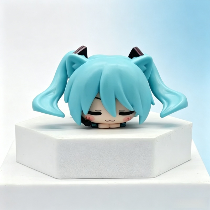 在庫あり6種類 可愛い猫型初音ミクフィギュアセット PVCミ - Pc Gaming Hatsune Miku のレビューと価格