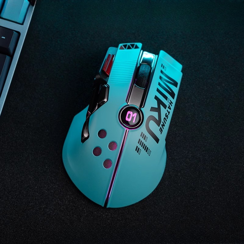 初音ミク アニメ ワイヤレス ゲーミング マウス RGB グ - Pc Gaming Hatsune Miku のレビューと価格