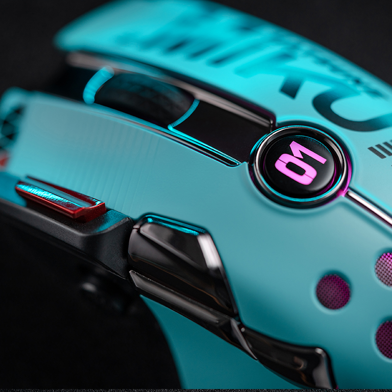 初音ミク アニメ ワイヤレス ゲーミング マウス RGB グ - Pc Gaming Hatsune Miku のレビューと価格