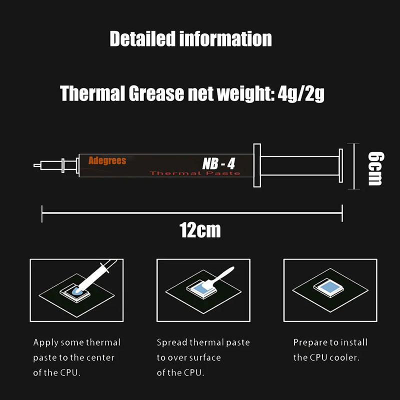 サーマルペースト 18W/mk サーマルコンパウンド導電性  - Thermal Paste のレビューと価格