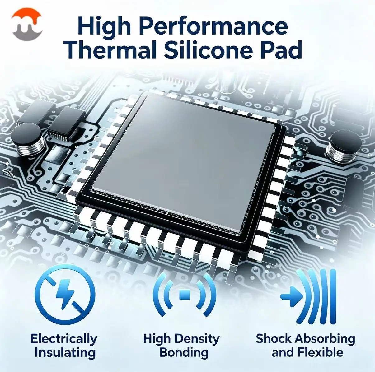 MJ-TECH 6W/mK サーマルパッド非導電性シリコン冷 - Laptop Cooling Pad のレビューと価格