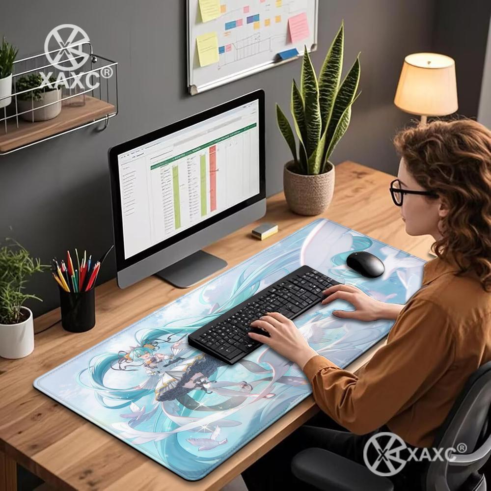大型ゲーミングかわいい女の子マウスパッド初音ミクマウスパッド - Pc Gaming Hatsune Miku のレビューと価格