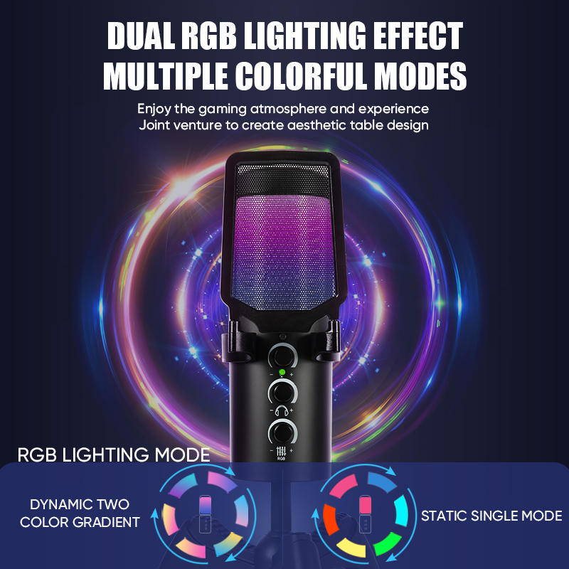 FUHAM MV9 RGB ゲーミング USB コンデンサー - Pc Gaming Online のレビューと価格