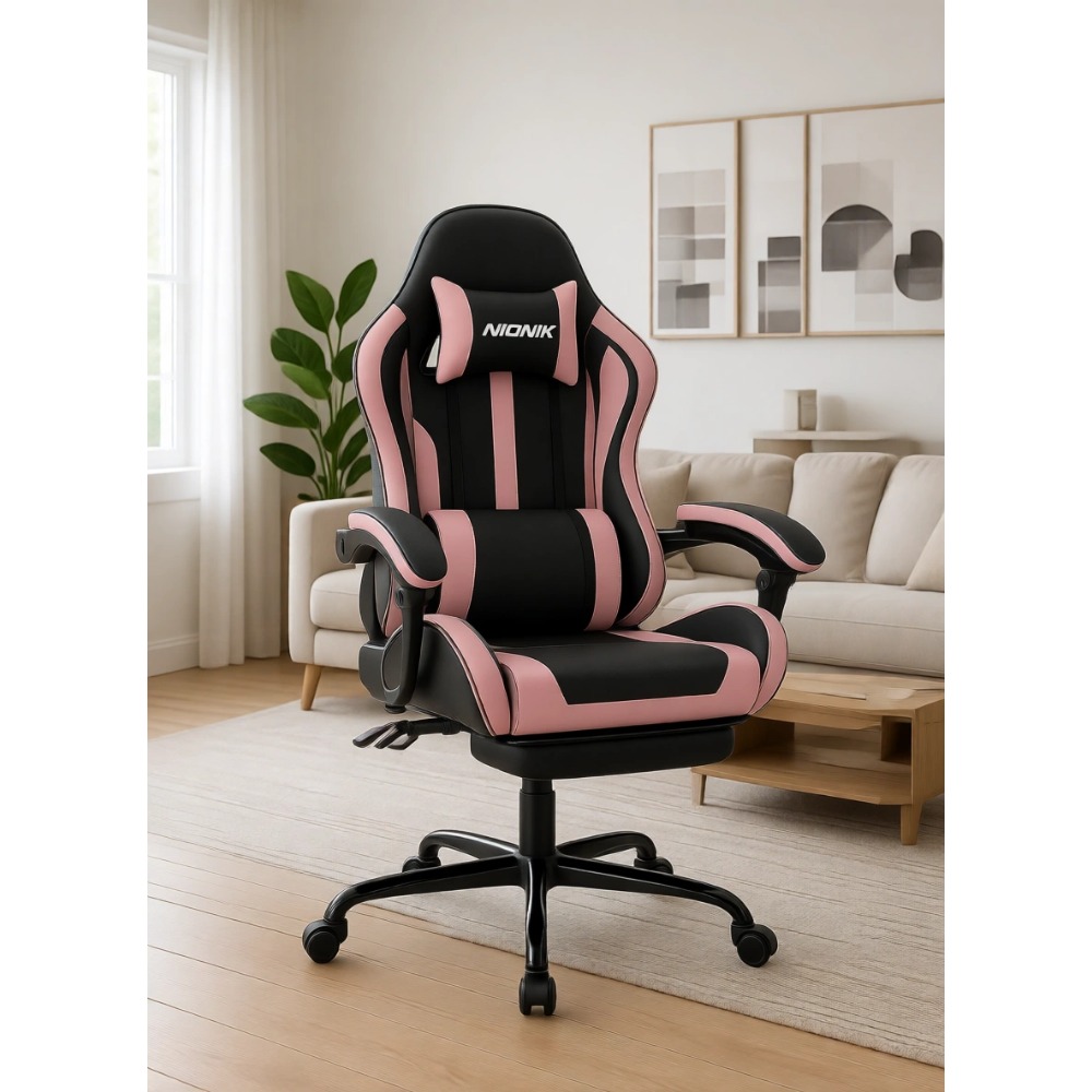 人間工学に基づいたゲーミング＆オフィスチェア（フットレスト、 - Gaming Chair のレビューと価格