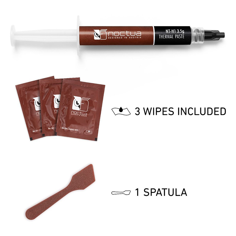Noctua-熱伝導グリースペースト,NT-H1 NT-H2 - Thermal Paste のレビューと価格
