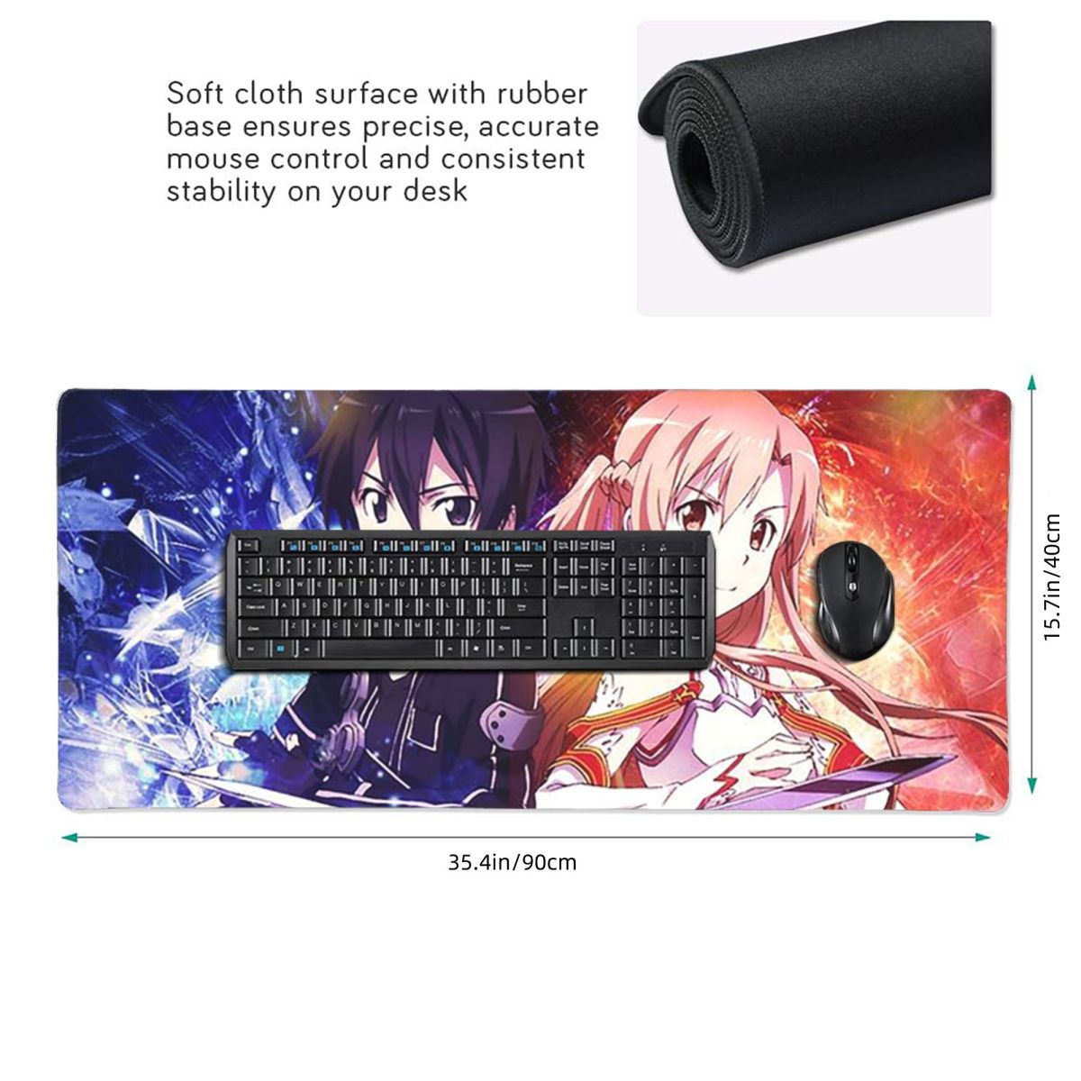 大型マウスパッド ソードアート・オンライン SAO ユウキ  - Pc Gaming Online のレビューと価格
