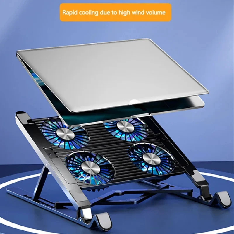 新しいノートパソコンクーラーベーススタンド折りたたみ式ノート - Laptop Cooling Pad のレビューと価格