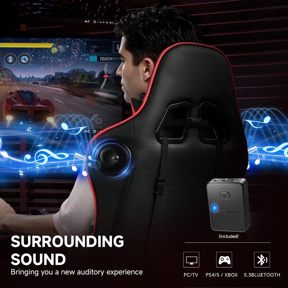 人間工学に基づいたゲーミングチェア、Bluetoothスピー - Gaming Chair のレビューと価格