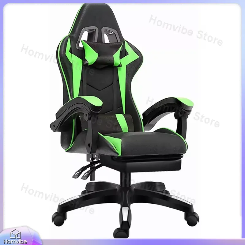 ハイバック人間工学に基づいたゲーミングチェア、フットレスト付 - Pc Gaming Desk のレビューと価格