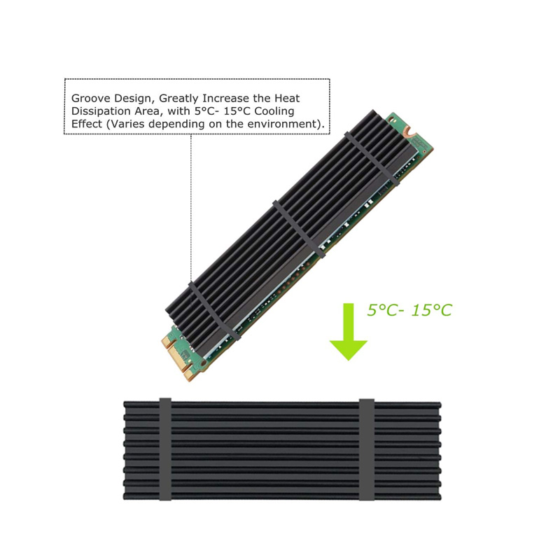 Younuon-シリコンサーマルパッド付きアルミニウムヒート - Laptop Cooling Pad のレビューと価格